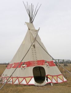 Native teepee